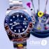 Часы Rolex GMT Master II Black Ceramic Bezel - Дубликат (14641)