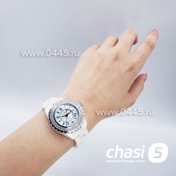 Часы Chanel J12 Diamonds White small (01515)