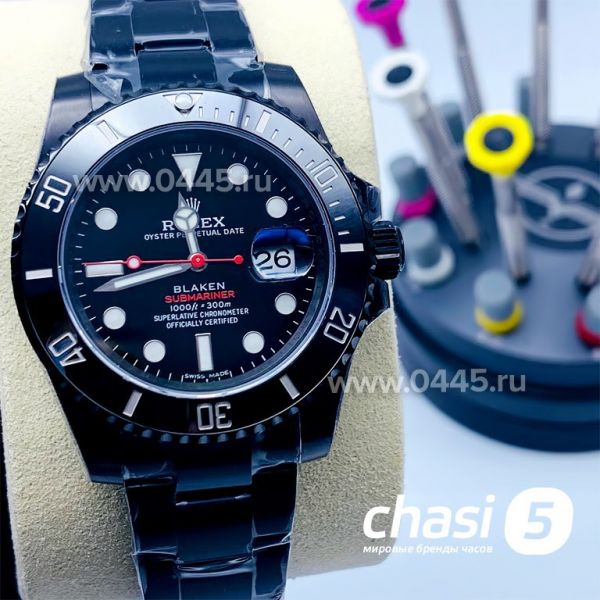 Часы Rolex Blaken Submariner - Дубликат (15393)