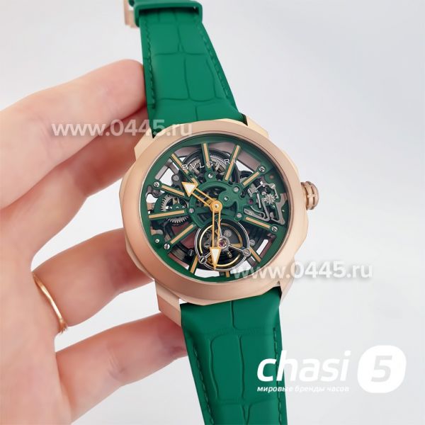 Часы Bvlgari Octo Roma Tourbillon Sapphire (23555)