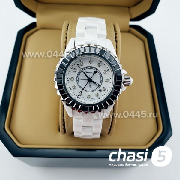 Часы Chanel J12 Diamonds White small (00314)