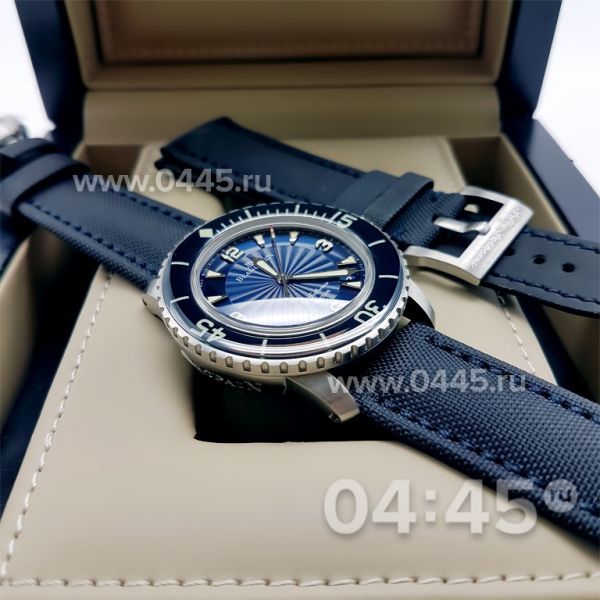 Часы Blancpain Fifty Fathoms Blue Dial Stainless (07874)
