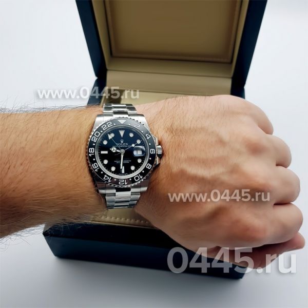 Часы Rolex GMT Master II Black Ceramic Bezel - Дубликат (08639)