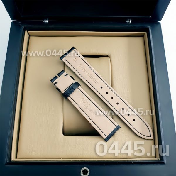 Ремешок Chopard женский без пряжки черный (09866)