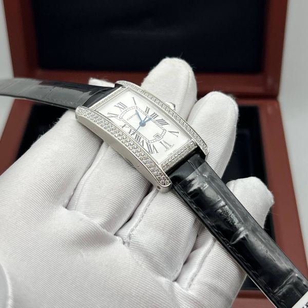 Часы Cartier Tank Americaine - Дубликат (725587)