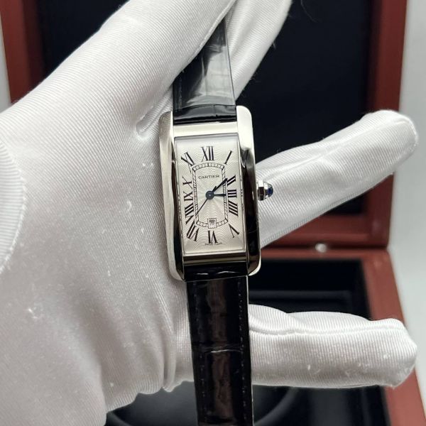 Часы Cartier Tank Americaine - Дубликат (725585)