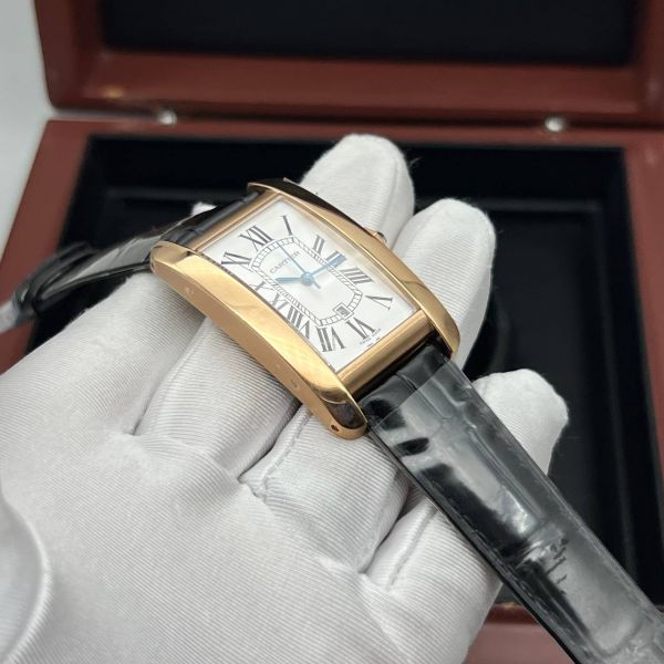 Часы Cartier Tank Americaine - Дубликат (725579)