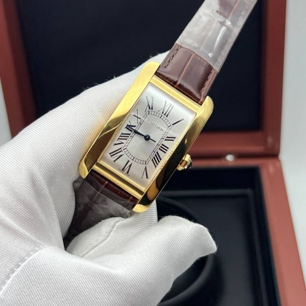 Часы Cartier Tank Americaine - Дубликат (725581)